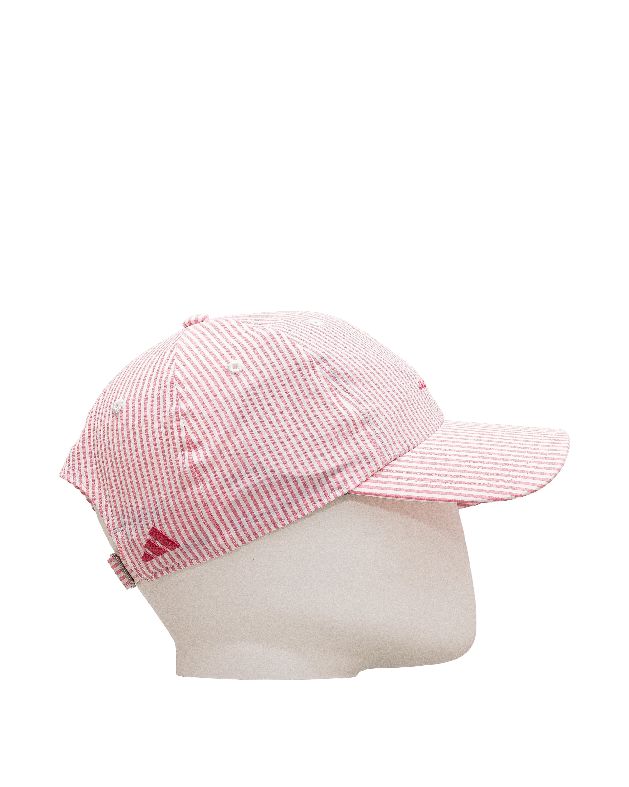 Seersucker fashion hat - Rose pale - #91C-08 - Image 3